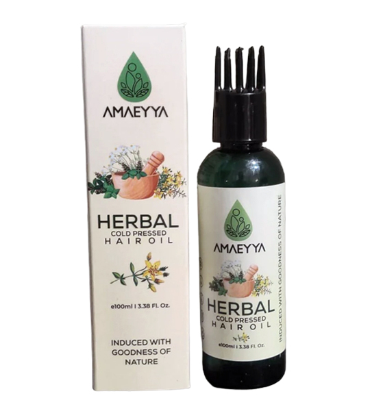amaeyya herbal cold pressed hair oil 100ml